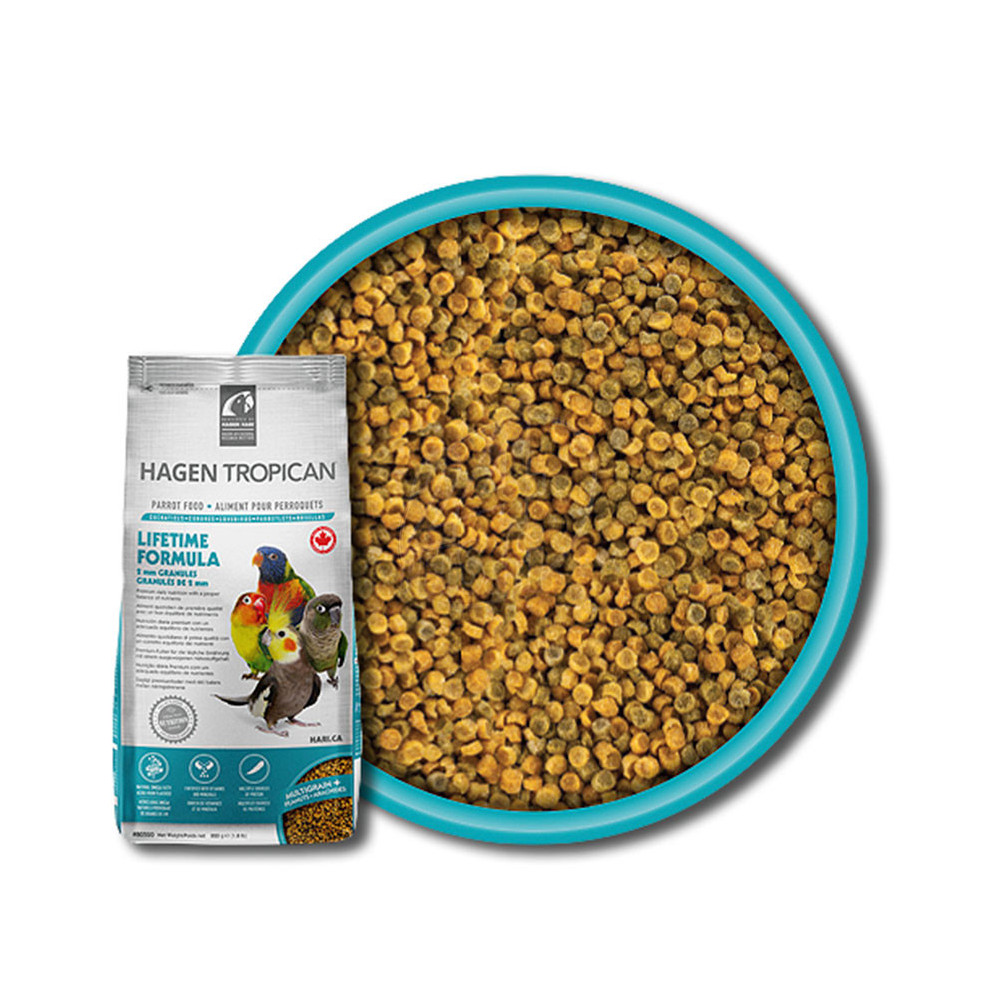 Hagen Tropican Lifetime Formula Granules for Cockatiels 820g