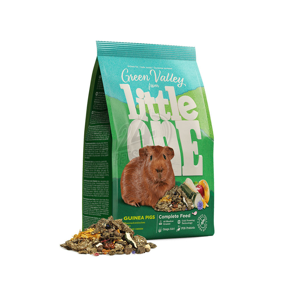 LittleOne Green Walley Fibrefood for Guinea Pigs 750g
