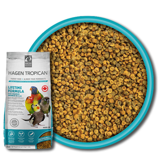 Hagen Tropican Lifetime Formula Granules for Cockatiels 1,8 kg