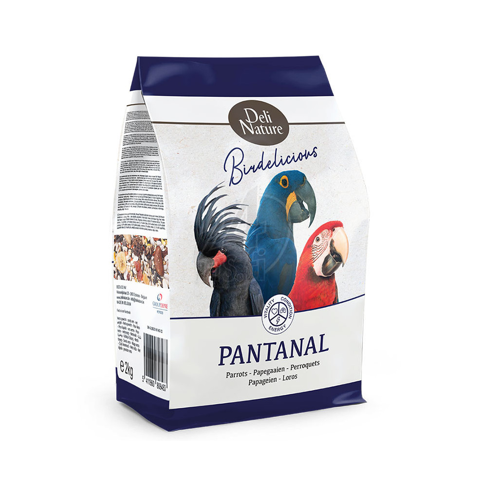 Deli Nature Birdelicious Parrots Pantanal 2 kg ALE! 1KPL!
