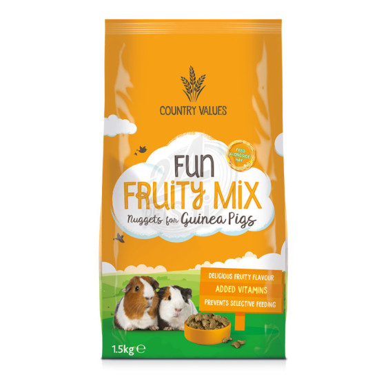 Country Values Fruity Mix Nuggets for Guinea pigs  1,5 kg