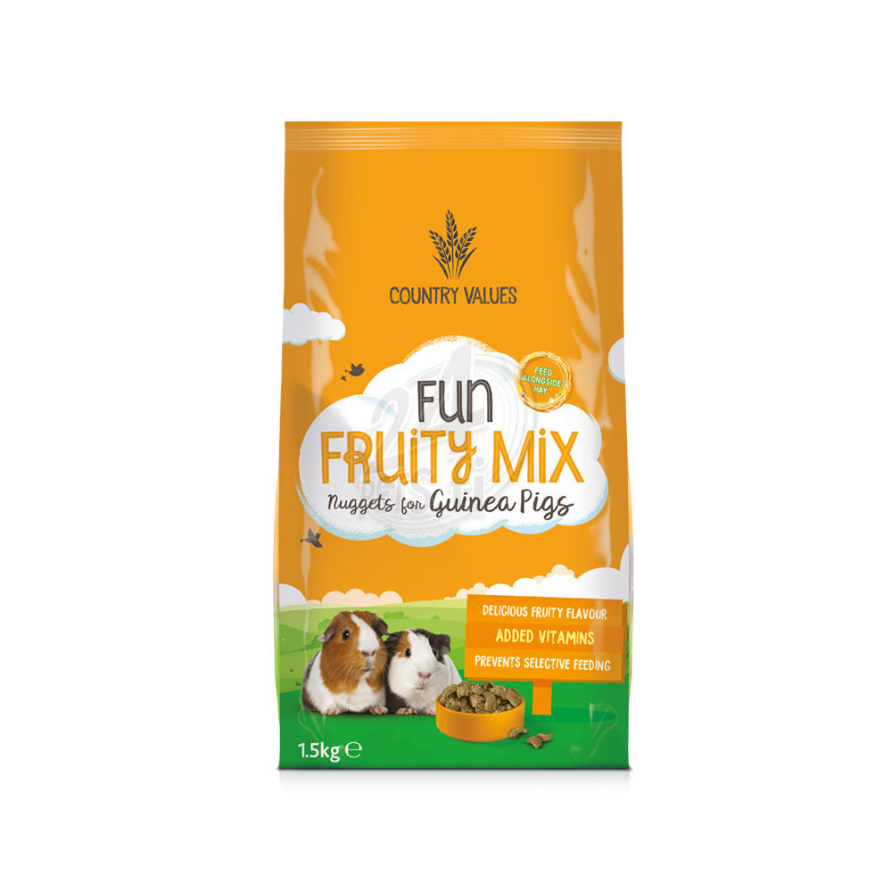 Country Values Fruity Mix Nuggets for Guinea pigs  1,5 kg