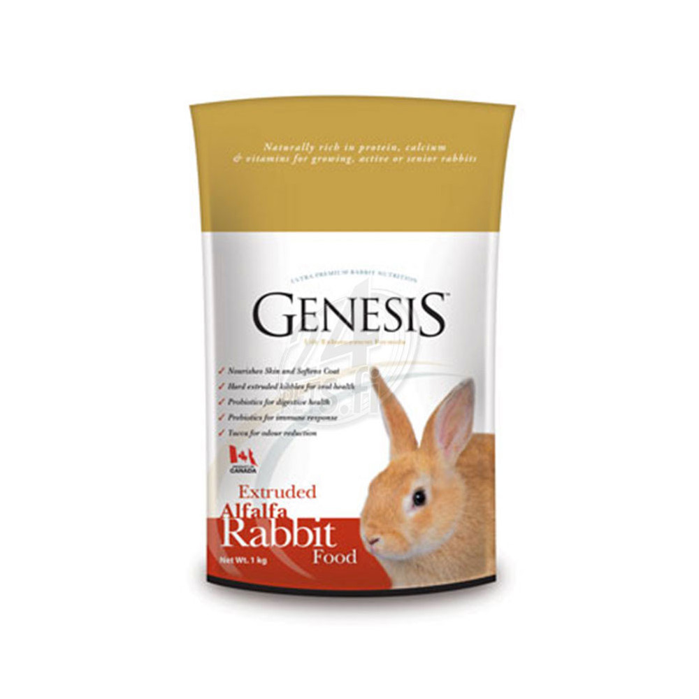 Genesis Alfalfa Rabbit Food 1 kg pvm 4.4.26 ERÄ!