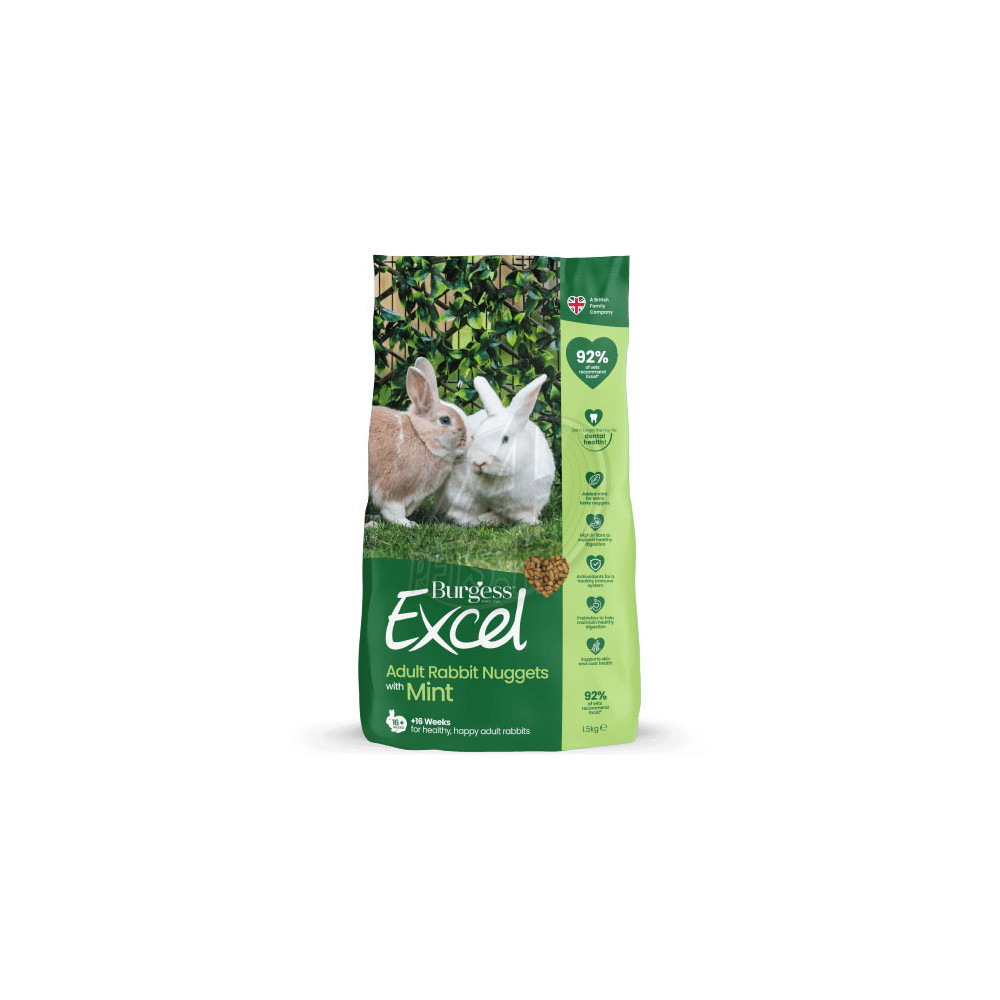 Burgess Excel Rabbit Adult 1,5 kg