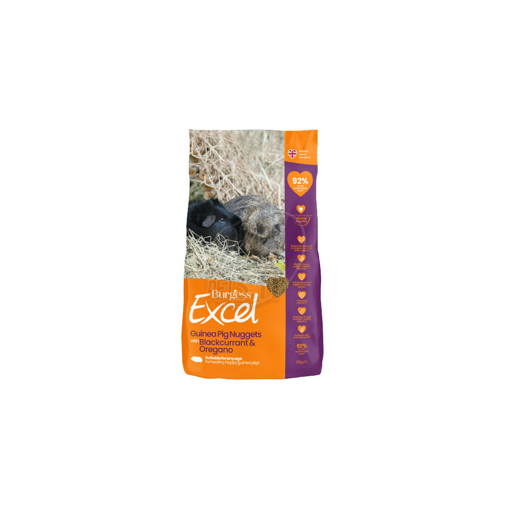 Burgess Excel Guinea Pig Blackgurrant and Oregano 1,5 kg