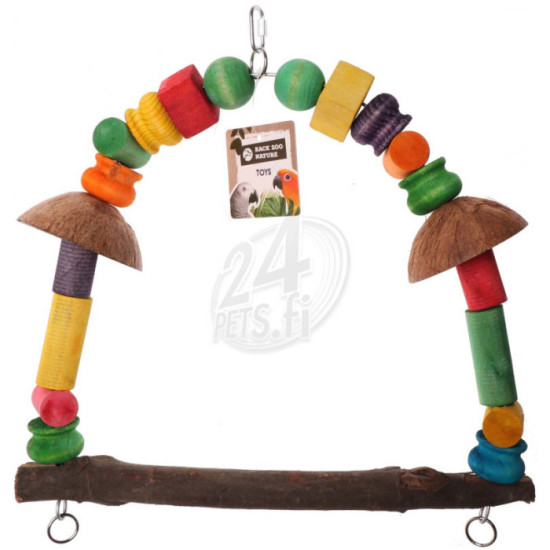 Nature Parrot Coconut Swing XL
