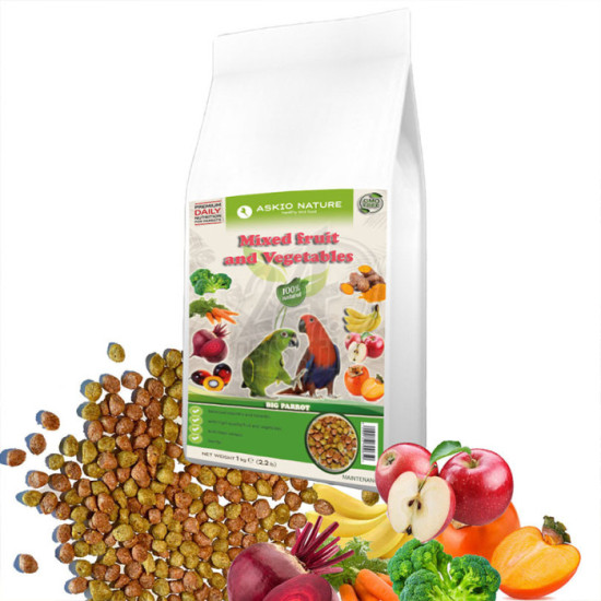 Askio Nature Mixed Fruit and Vegetables Big Parrot 3 kg