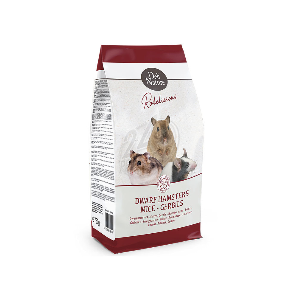Deli Nature Rodelicious Dwarf Hamsters, Mice and Gerbils 750g pvm 19.5.26