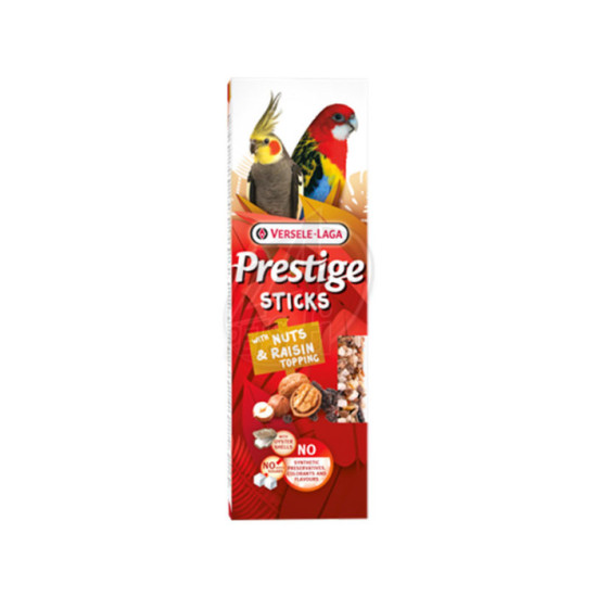 Versele-Laga Sticks Big Parakeets with Nuts and Raisin topping 140g