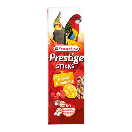 Versele-Laga Prestige Sticks Big Parakeets With Mango and Rosehip 140g