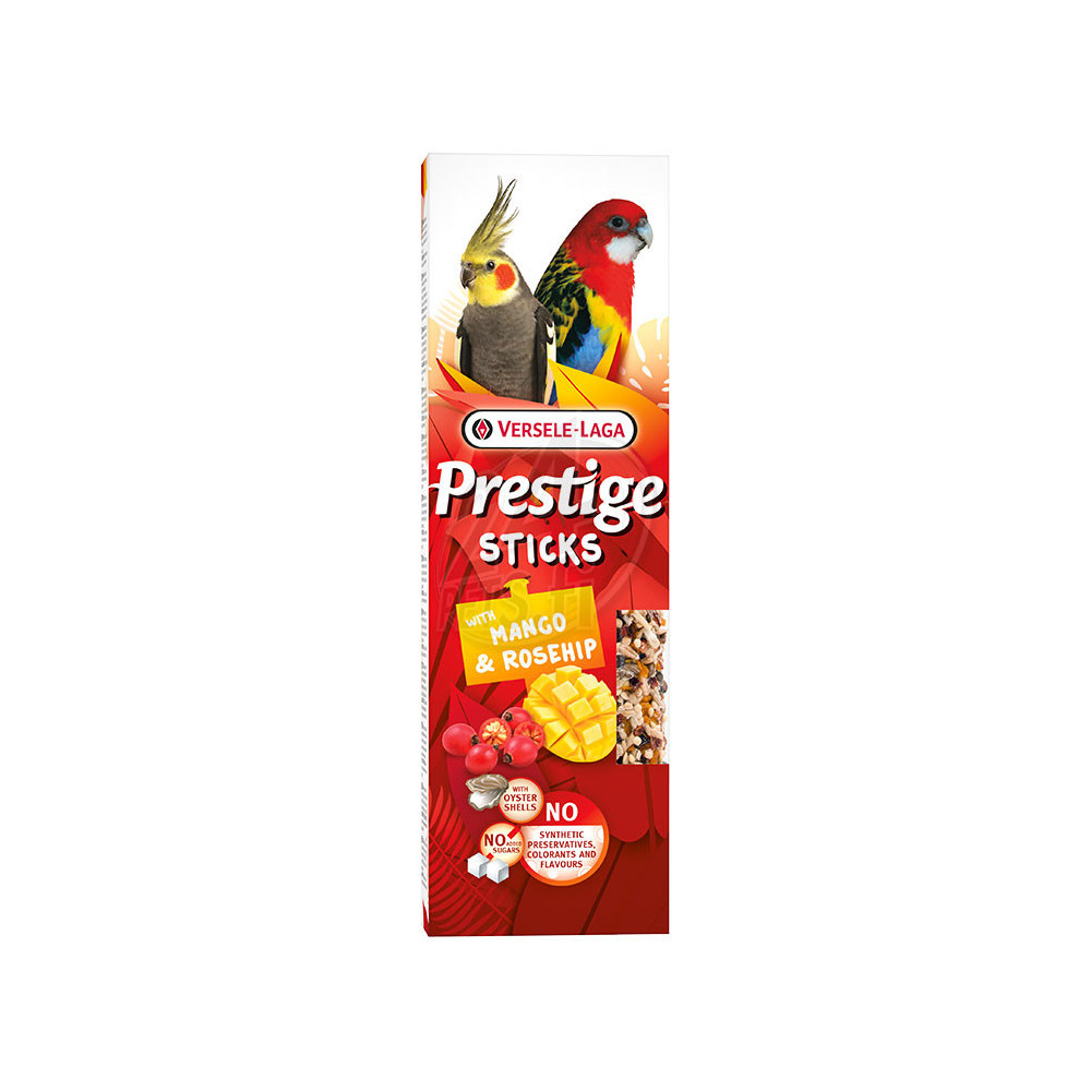 Versele-Laga Prestige Sticks Big Parakeets With Mango and Rosehip 140g