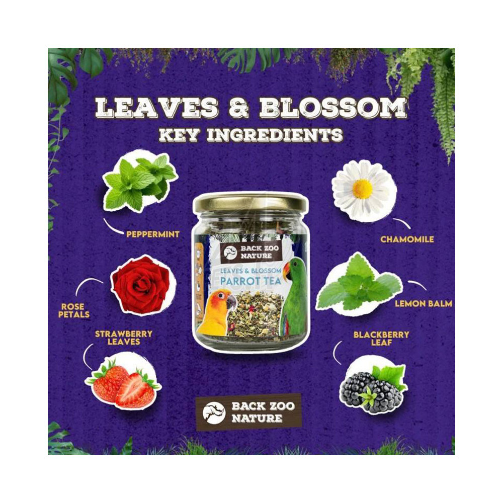 Nature Parrot Tea Leaves and Blossom 80g