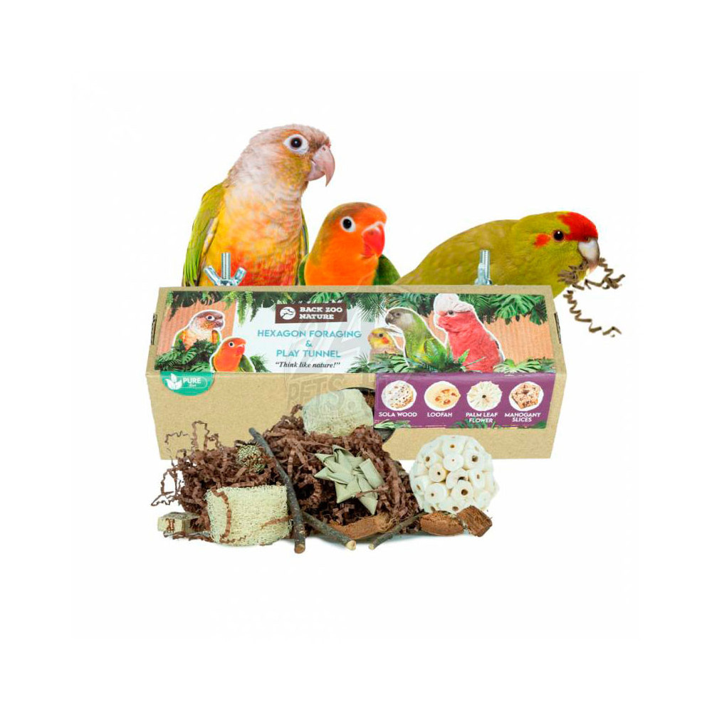 Nature Hexagon Foraging and Play Tunnel