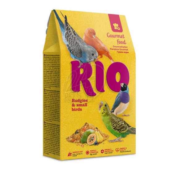 Rio Gourmet Ruoka Undulaatille ja muille pikkulinnuille  250g