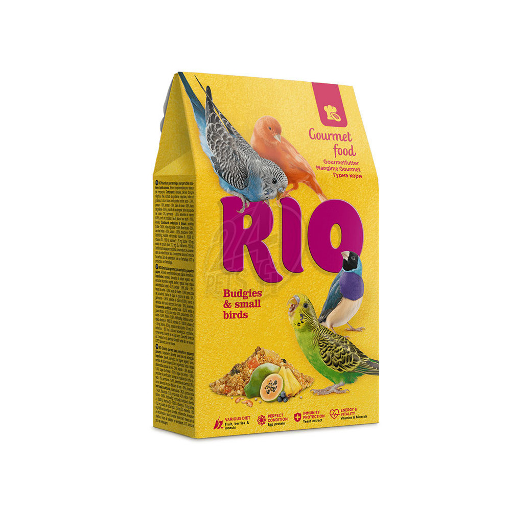 Rio Gourmet Ruoka Undulaatille ja muille pikkulinnuille  250g