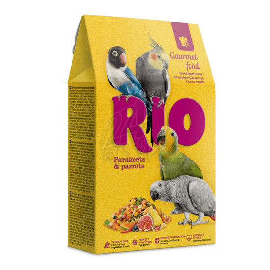 Rio Gourmet Ruoka Papukaijoille 250g