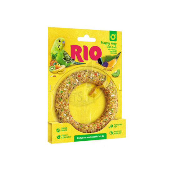 Rio Happy Herkkurengas Undulaatille ja peipoille 80g