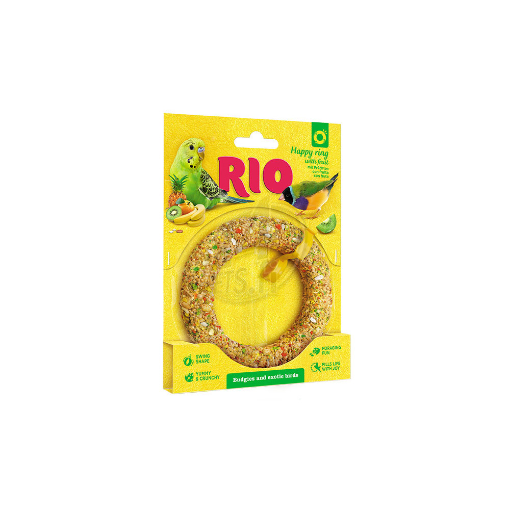 Rio Happy Herkkurengas Undulaatille ja peipoille 80g