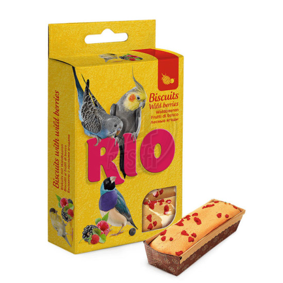 Rio Biscuits with wild berries for all types of birds 7g