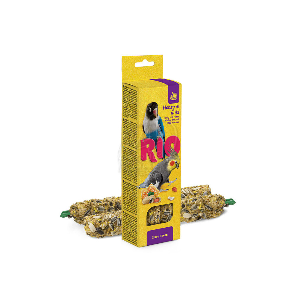 Rio Sticks for parakeets with Honey and Nuts 2x75g