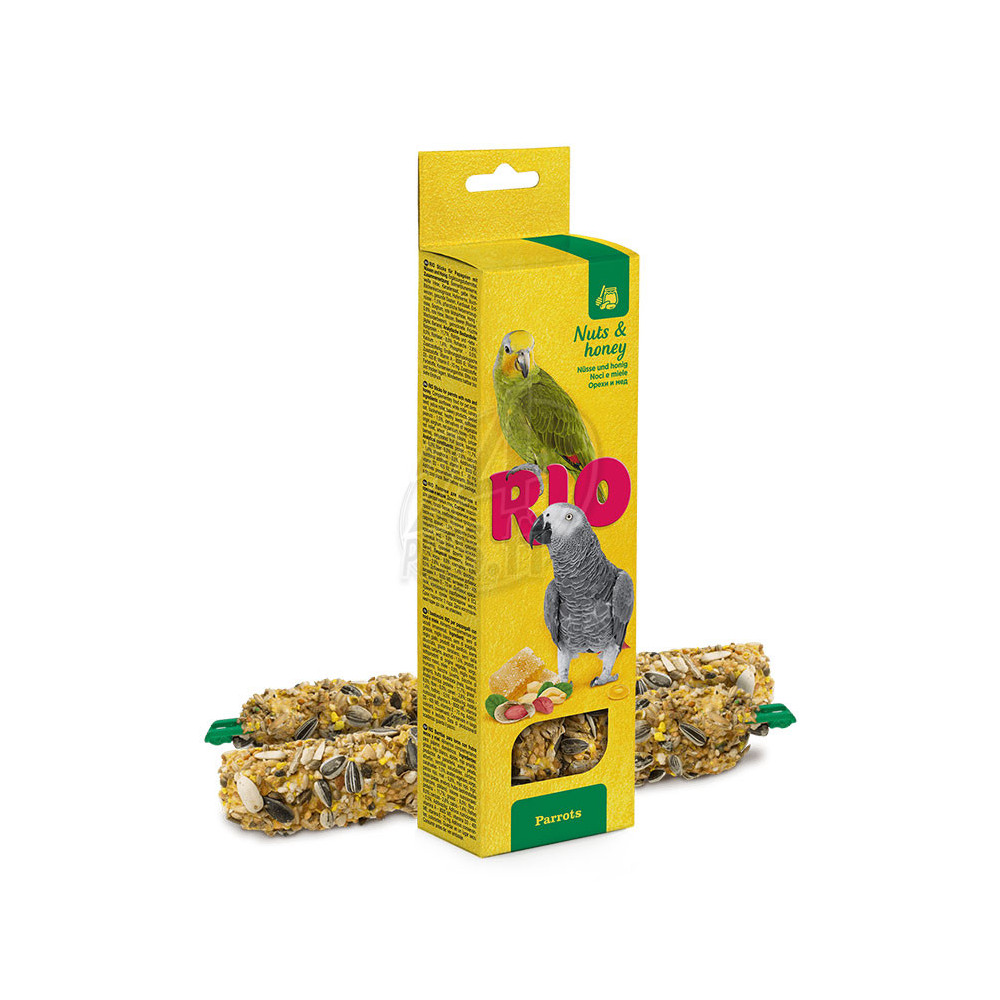 Rio Sticks for parrots with Honey and Nuts 2x90g