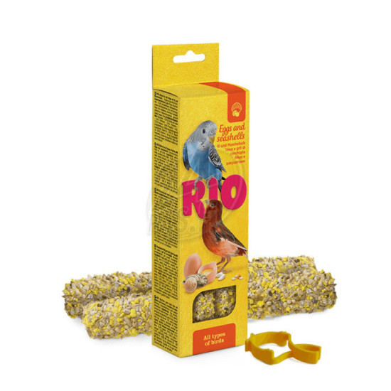 Rio Sticks for all types of birds with eggs and seashells 2x40g