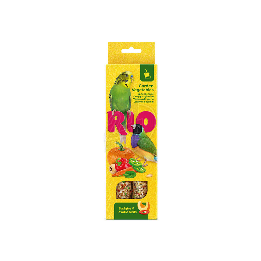 Rio Sticks Garden Vegetables for Budgies and Exotic Birds 2x40g