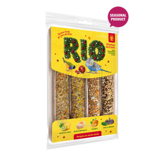 Rio Sticks Set of sticks for budgies and exotic birds 4x45 g