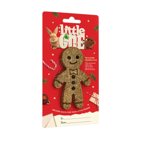 Little One Meadow grass man Christmas treat-toy for rabbits and rodents 55g