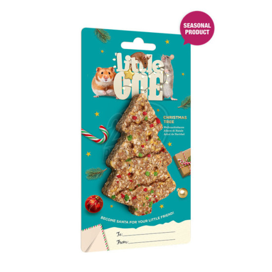 Little One Christmas tree treat-toy for hamsters, rats, mice and gerbils 45g