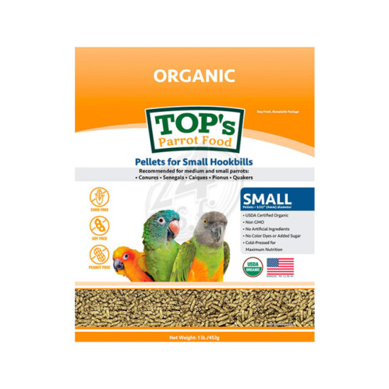 TOPs Organic Small Pellets 453g