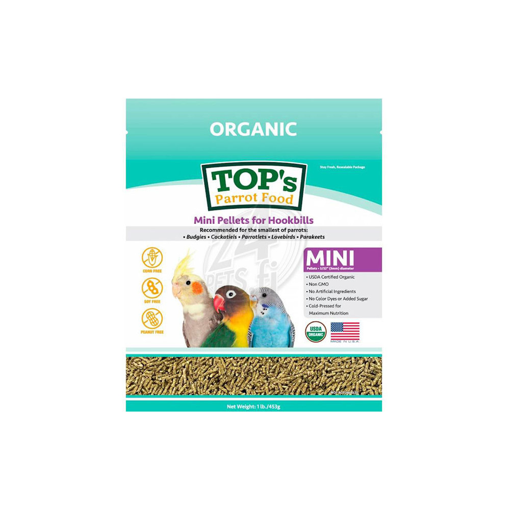 TOPs Organic Pellets for Small bird 340g