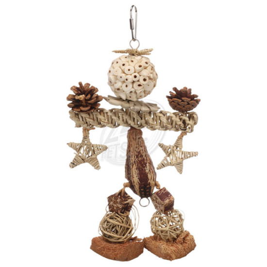 Parakeet Toy Kiko Brown 1 KPL!