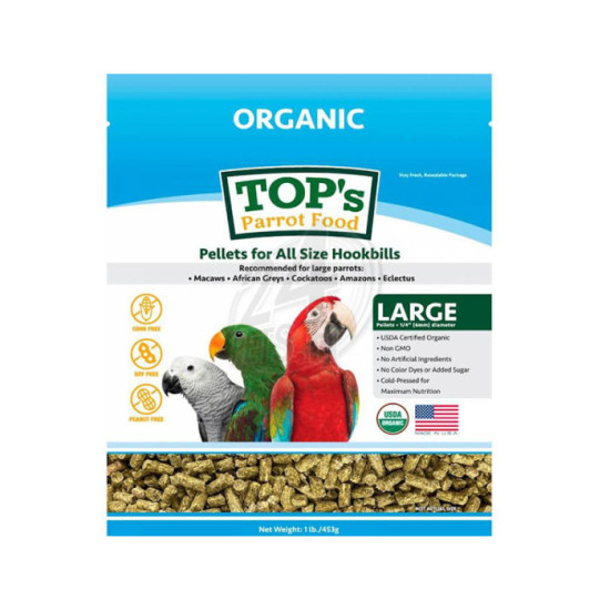 TOPs Organic Pellets for Parrots 1,8 kg