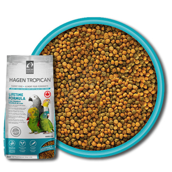 Hagen Tropican Lifetime Formula Granules for Parrots 820g