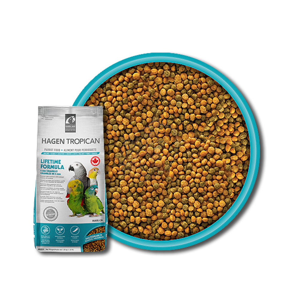 Hagen Tropican Lifetime Formula Granules for Parrots 820g