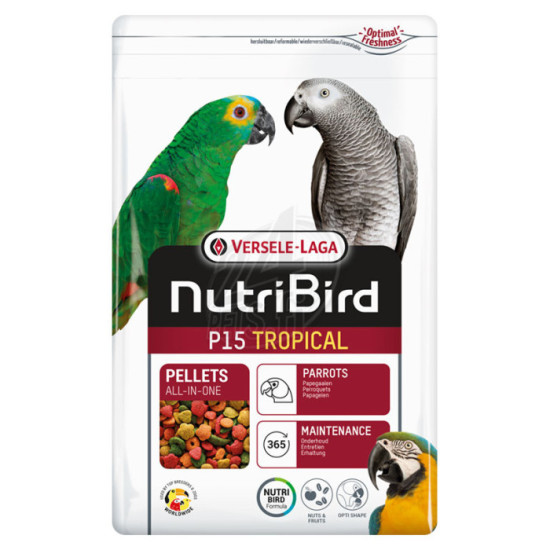 Versele-Laga Nutribird P15 Tropical Parrots 1kg