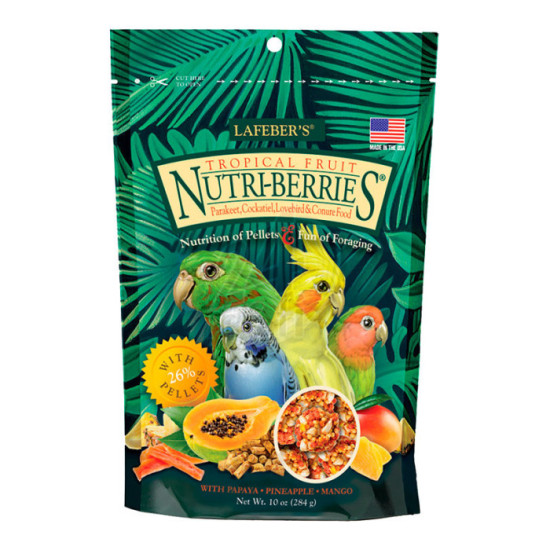 Lafeber Nutri-Berries Tropical Fruit Cockatiel 284g 