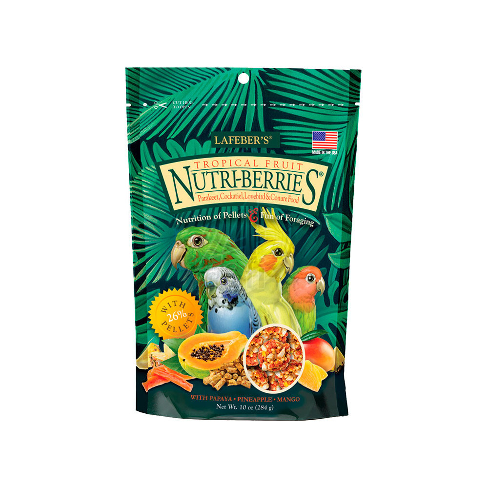 Lafeber Nutri-Berries Tropical Fruit Cockatiel 284g 